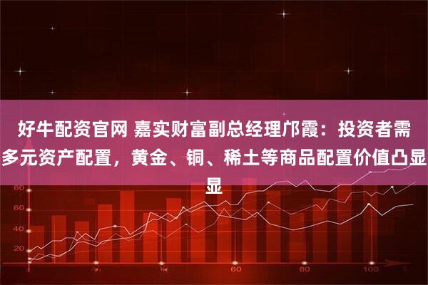 好牛配资官网 嘉实财富副总经理邝霞：投资者需多元资产配置，黄金、铜、稀土等商品配置价值凸显